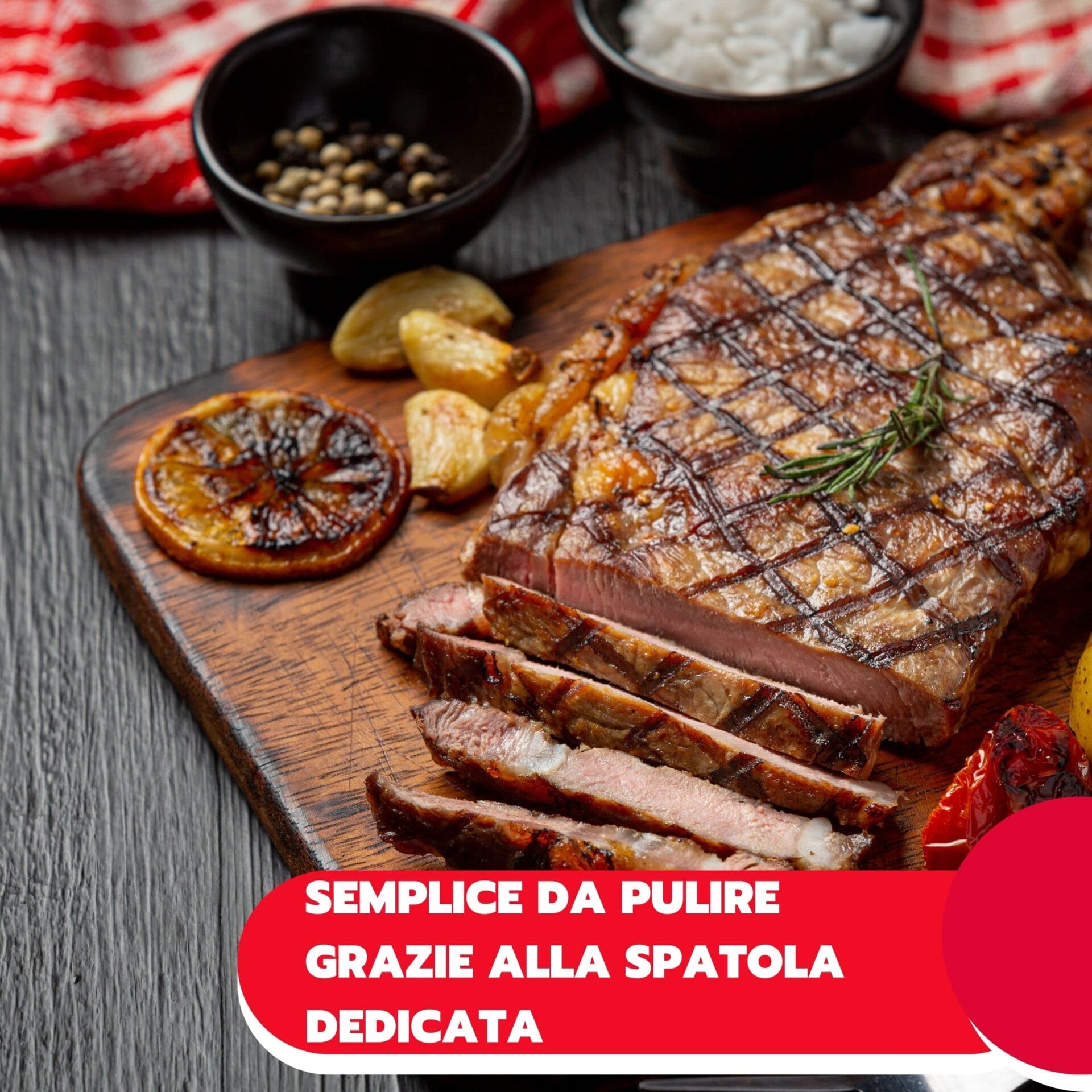 ARDES AR1S20 - Profesjonalny elektryczny grill kontaktowy 1500 W, czarny i stal, nieprzywierające płyty grillowe - obrazek 2