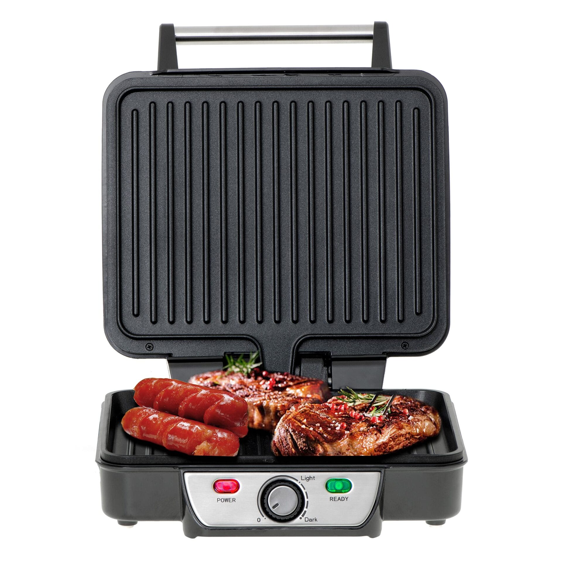 JUNG MESKO MS3050 - Grill kontaktowy podwójna powierzchnia grillowania 1288 cm², grill elektryczny 2500 W - obrazek 3