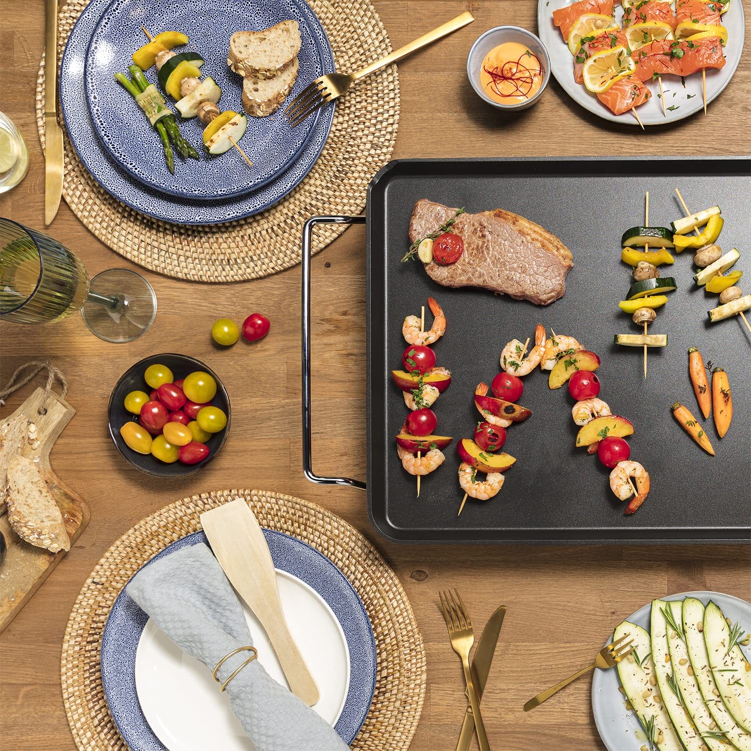 Princess Table Chef Xxl - Płyta Grillowa Teppanyaki O Grubości 4 Mm, 6 - obrazek 6