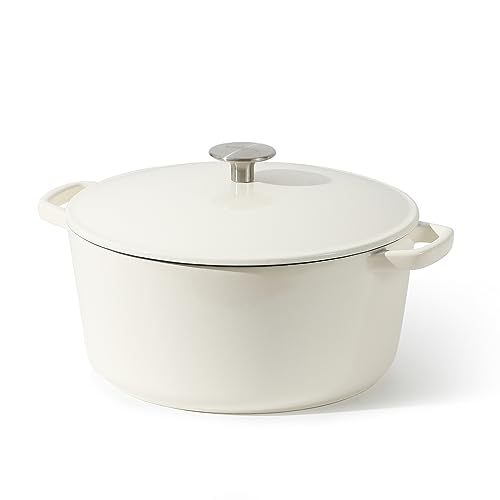 CAROTE Żeliwny Garnek Emaliowany 26 cm/5 l do Pieczenia i Duszenia