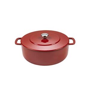 Combekk Sous-Chef 190228RD Garnek Żeliwny Czerwony – Ekologiczne Gotowanie