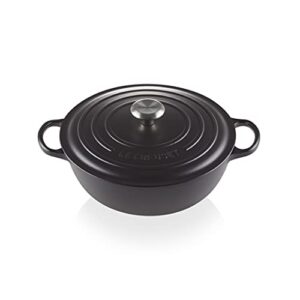 Le Creuset Signature La Marmite 28 cm - Żeliwny Garnek Czarny 4,9 L