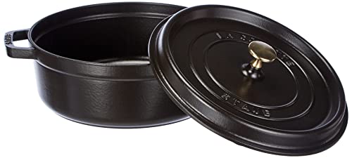 STAUB Kokota 26 cm czarny – emaliowany garnek żeliwny 4L do smażenia i duszenia - obrazek 10
