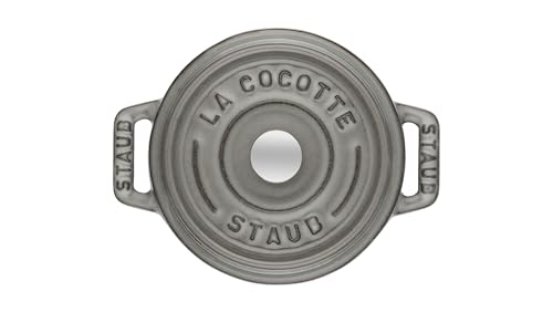 STAUB Mini Cocotte, okrągła z pokrywką 10 cm, 0,25 l, nadaje się do pł - obrazek 5