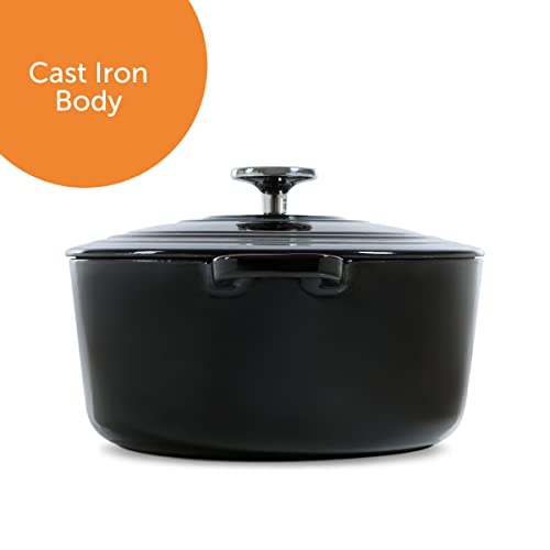 BK Naczynia Żeliwne do Gotowania – Holenderski Piekarnik 28 cm, Emaliowane - obrazek 6