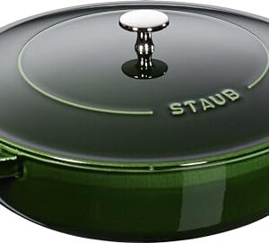 STAUB Chistera Naczynie Żaroodporne 28 cm – Emaillowane Gusseisen, Zielone