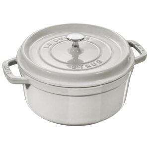 STAUB Okrągła koketa 55 l trufla – Garnki STAUB, smak i aromat w kuchni
