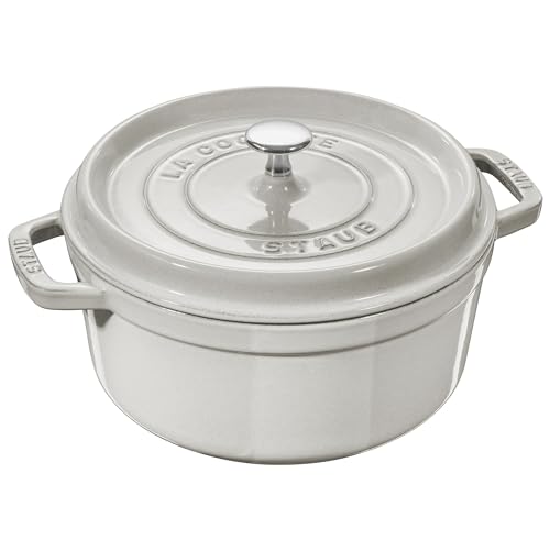 STAUB Okrągła koketa 55 l trufla – Garnki STAUB, smak i aromat w kuchni