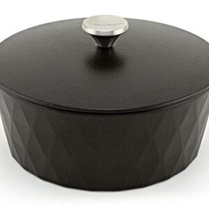 HearthStone Cookware Diamond – Emaliowana Brytfanna 26 cm, 5.2 l do Wszystkich Powierzchni