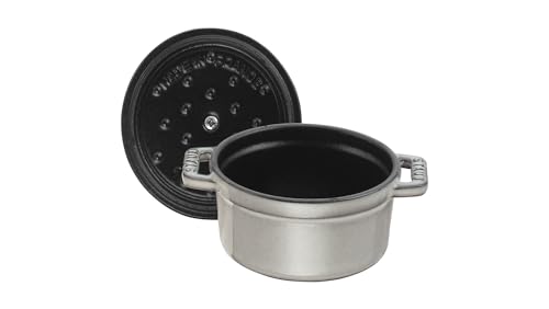 STAUB Mini Cocotte, okrągła z pokrywką 10 cm, 0,25 l, nadaje się do pł - obrazek 6