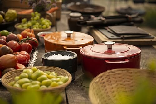 Combekk Sous-Chef 190228OR Garnek Żeliwny 6,8L Pomarańczowy - Ekologiczne Gotowanie - obrazek 8