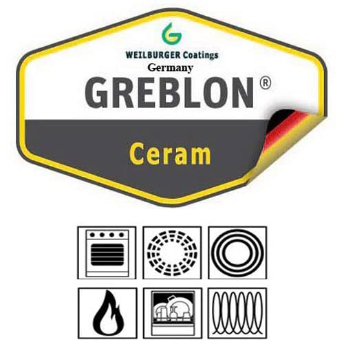 Ceramiczny szary garnek 20 cm nieprzywierający – Nice Cooker do gotowania - obrazek 3