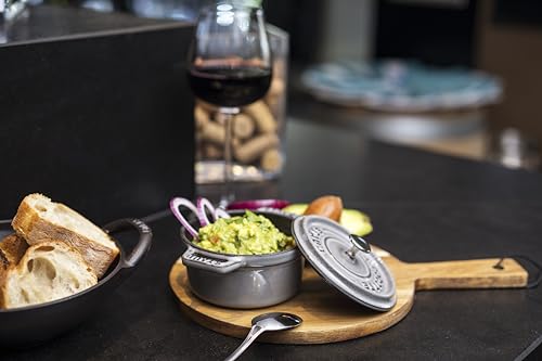 STAUB Mini Cocotte, okrągła z pokrywką 10 cm, 0,25 l, nadaje się do pł - obrazek 3