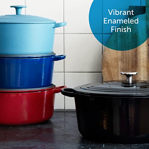 BK Naczynia Żeliwne do Gotowania – Holenderski Piekarnik 28 cm, Emaliowane - obrazek 2