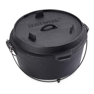 ECHTWERK Garnek Żeliwny 8L z Emalią – Duży Dutch Oven 315x21 cm