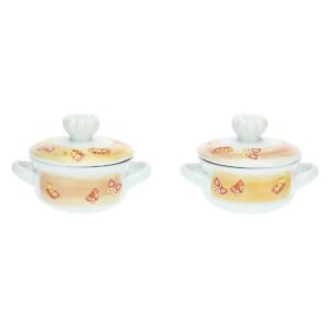 THUN Mini Cocotte Marisol z pokrywką – zestaw 2 do sałatek i stołu