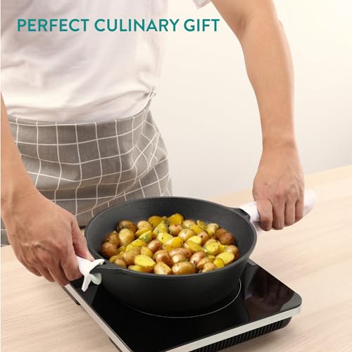 Navaris Żeliwny garnek do zapiekanek 34l – Kociołek holenderski z uchwytem - obrazek 5