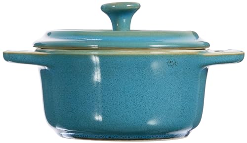 Staub Mini Cocotte Round 4 szt. 200 ml Antique Turkusowy – Wysokiej Jakości Garnki - obrazek 5