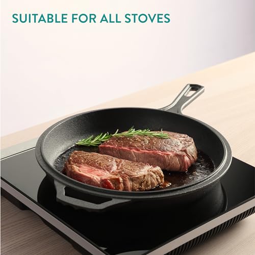 Navaris Żeliwny garnek do zapiekanek 34l – Kociołek holenderski z uchwytem - obrazek 8