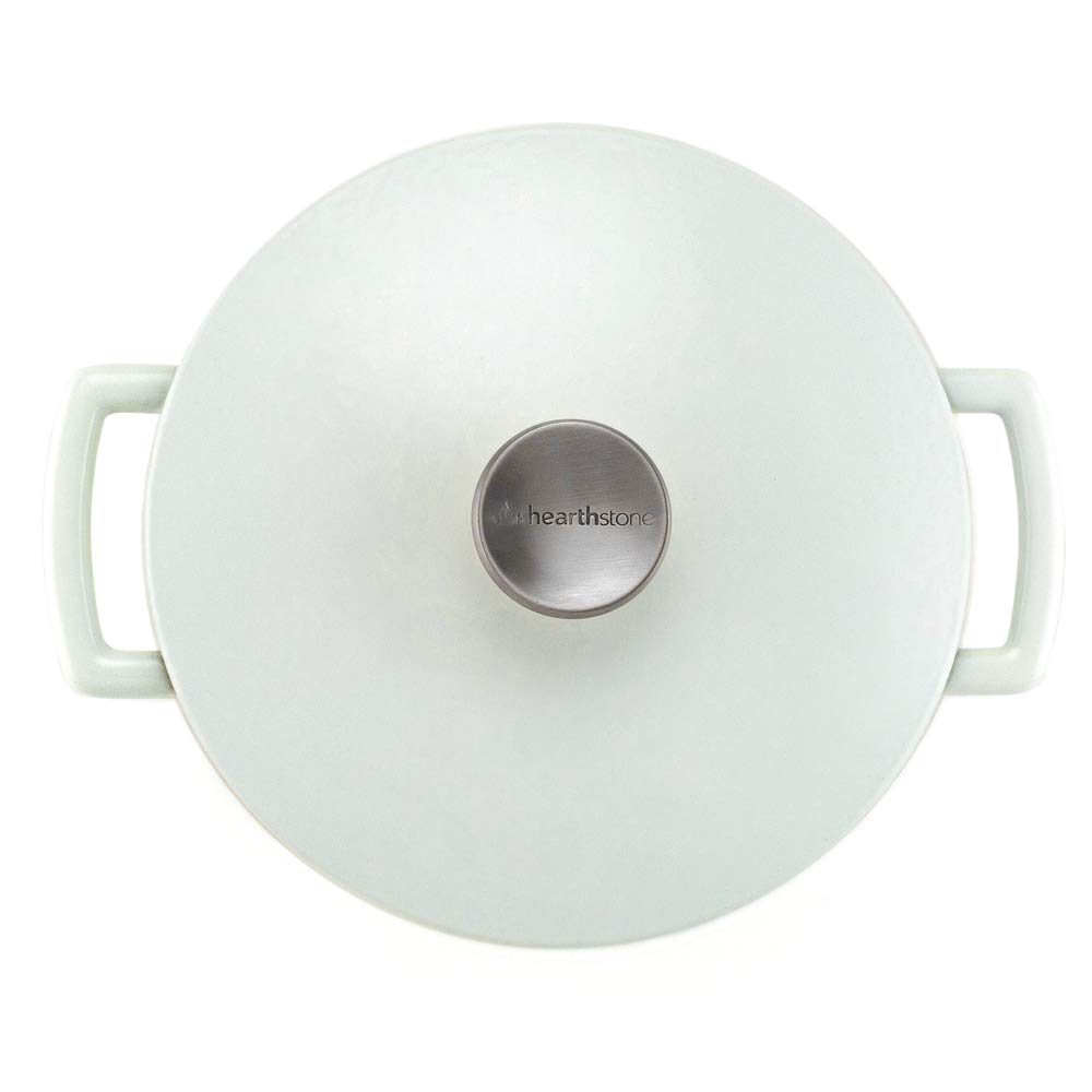 Garnki żeliwne HearthStone Cocotte Diament 24 cm – emaliowane, indukcja, piekarnik - obrazek 4