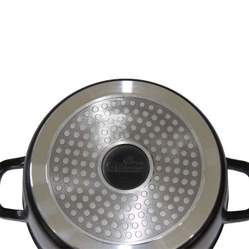 Ceramiczny szary garnek 20 cm nieprzywierający – Nice Cooker do gotowania - obrazek 4