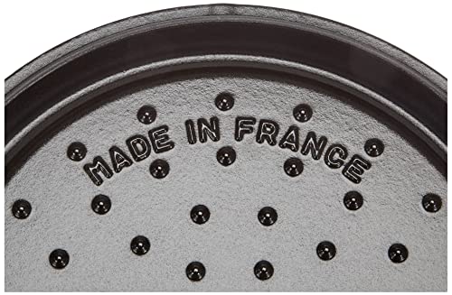 STAUB Kokota 26 cm czarny – emaliowany garnek żeliwny 4L do smażenia i duszenia - obrazek 8