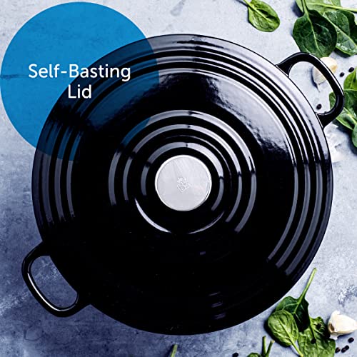 BK Naczynia Żeliwne do Gotowania – Holenderski Piekarnik 28 cm, Emaliowane - obrazek 4