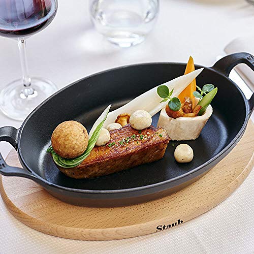 STAUB Żeliwne naczynie do piekarnika 21 cm czarne - obrazek 3