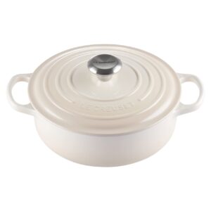 Garnek do risotto z żeliwa emaliowanego Le Creuset Signature z dodatko
