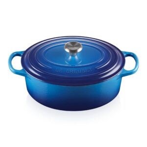 Le Creuset Żeliwne Naczynie do Pieczenia 25 cm Azure – Garnki Premium