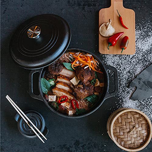 Victoria DUT-304 – Żeliwny Kociołek Czarny, 4 Quartz, Koszer, Gentechnikfrei - obrazek 8