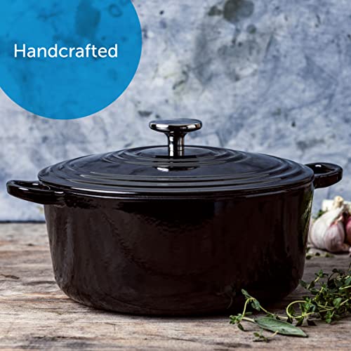 BK Naczynia Żeliwne do Gotowania – Holenderski Piekarnik 28 cm, Emaliowane - obrazek 5