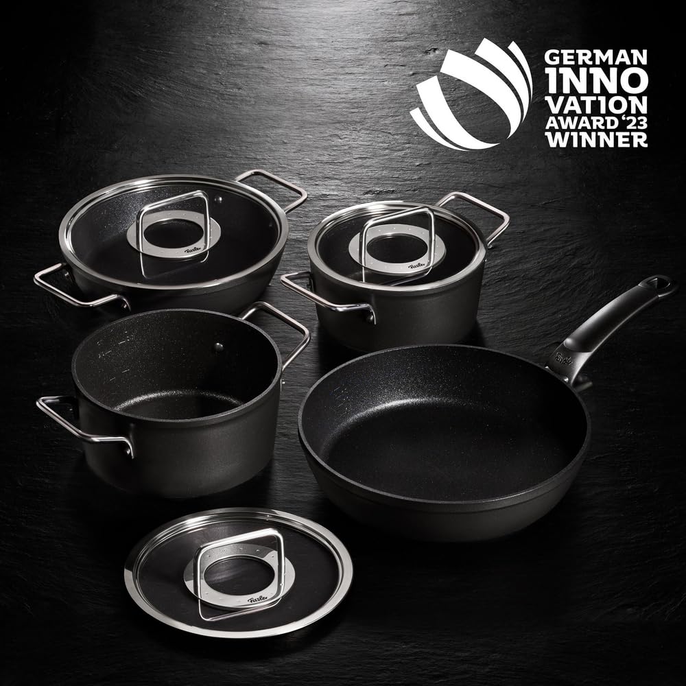 Fissler Adamant rondel 18 cm z metalową pokrywką – Indukcyjny, PFOA-free - obrazek 3