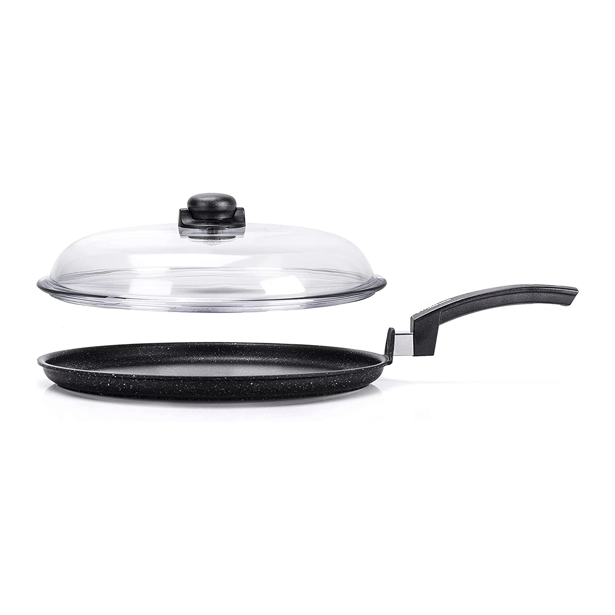 Zakrzywiona pokrywa 28 cm Moneta Borokrzemian – Szkło do Garnków - obrazek 5