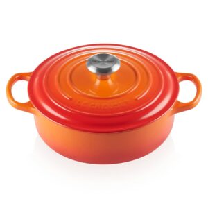 Le Creuset Żeliwny Garnek do Risotto 31L Czerwony – Idealny do Zup i Eintopfów