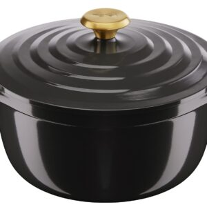 Tefal Air Garnek 24 cm AIR Czarny – Lekki Garnk z Aluminium do Gotowania