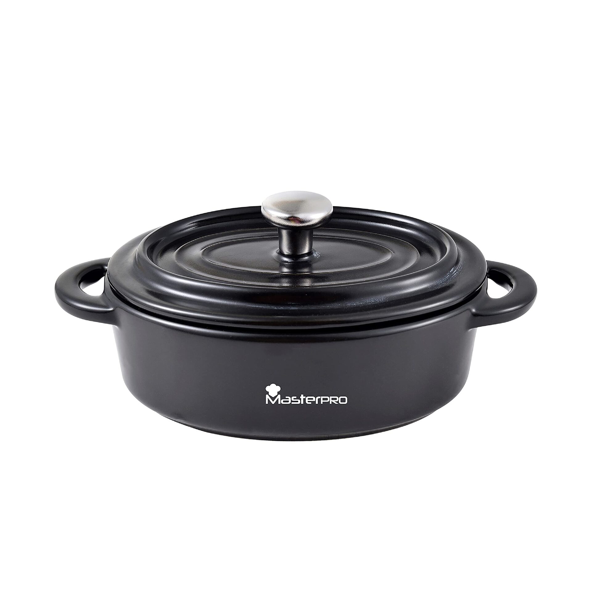 Garnki MasterPro Cook – Wytrzymałe, Indukcyjne, Do Pieczenia – Czarny