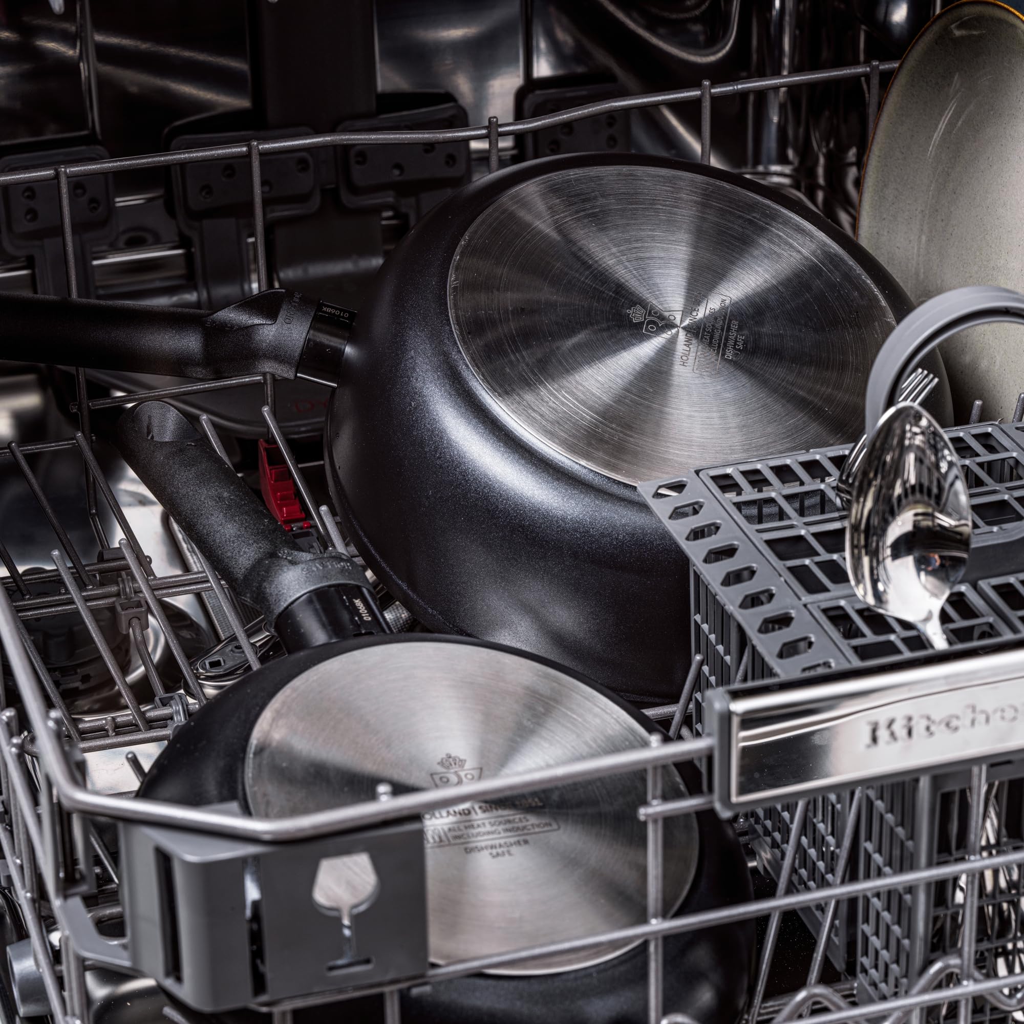 Ceramiczna patelnia BK Easy Induction 24 cm, PFAS-free, indukcja, z pokrywką - obrazek 4