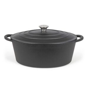 Uniwersalne żeliwne naczynie do pieczenia 7L – Dutch Oven z pokrywką 34cm