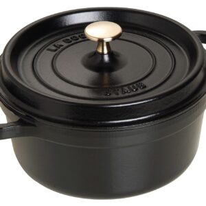 STAUB Gusseisen Bräter 22 cm - Emaillowana Cocotte do Gotowania i Serwowania