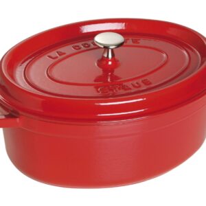 STAUB Gusseisen Bräter 23 cm Kirschrot – Idealny do smażenia i duszenia