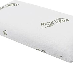 MaxxGoods Ortopedyczna poduszka podpierająca kark z pianki żelowej Visco | zapewnia zdrowy sen i wsparcie kręgosłupa szyjnego | 70 cm x 42 cm x 10 cm | poduszka pod głowę – bezzapachowa – w zestawie