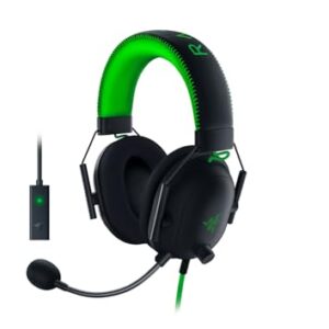 Słuchawki Gamingowe Razer Blackshark V2 - Doskonały dźwięk i komfort w kolorze czarno-zielonym