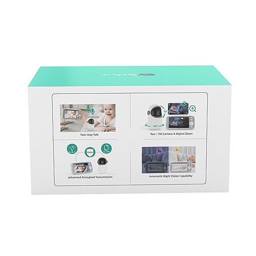 TakTark Baby Monitor, 5.0" Baby Monitor wideo i audio 720P HD 3050mAh - obrazek 2