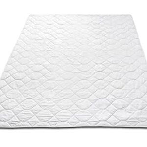 Luksusowy Naturalny Koc Jedwabny Böhmerwald - Biały, 135 x 200 cm