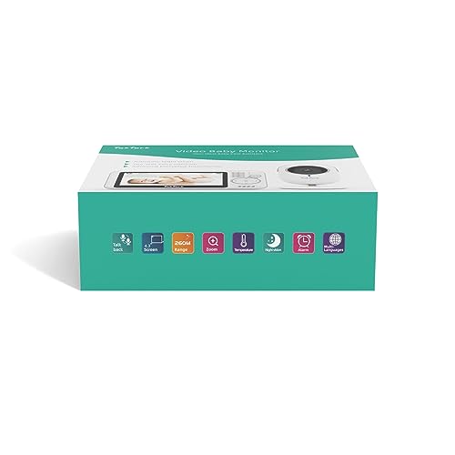 TakTark Kamera dla niemowląt, 4,3" IPS IPS, kamera monitorująca dla ni - obrazek 5