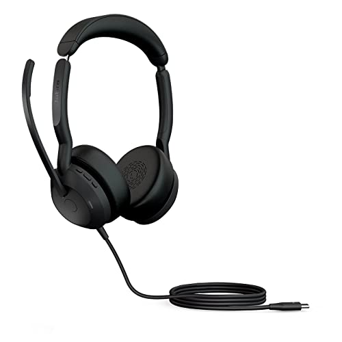 Jabra Evolve2 50 przewodowy zestaw słuchawkowy stereo z technologią Ja