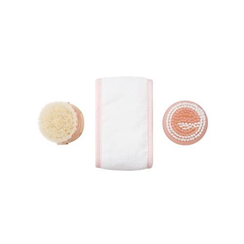 EcoTools Zestaw do pielęgnacji skóry twarzy: Narzędzia do oczyszczania i złuszczania z opaską na głowę i szczotką do oczyszczania na sucho - obrazek 9