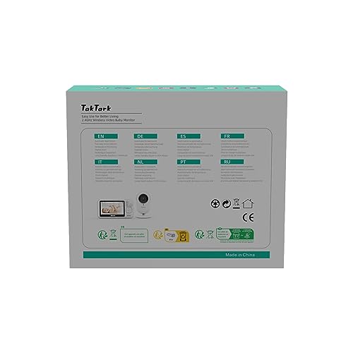 TakTark Kamera dla niemowląt, 4,3" IPS IPS, kamera monitorująca dla ni - obrazek 2