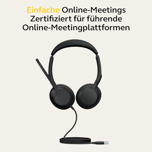 Jabra Evolve2 50 przewodowy zestaw słuchawkowy stereo z technologią Ja - obrazek 6